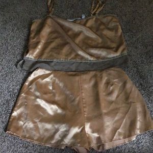 Victoria’s Secret silk tank and shorts pj set